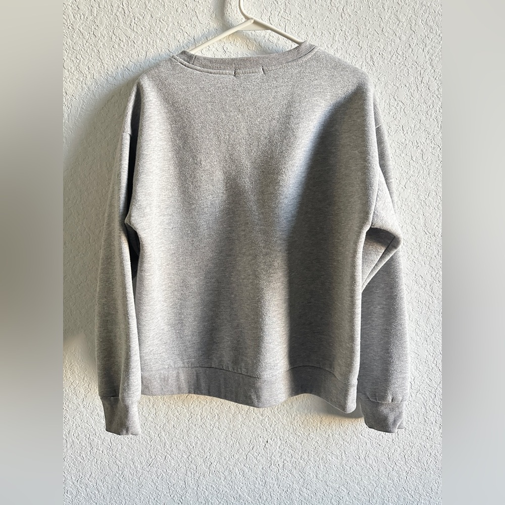 Forever 21  |  Grey Sweatshirt - Picture 2 of 2